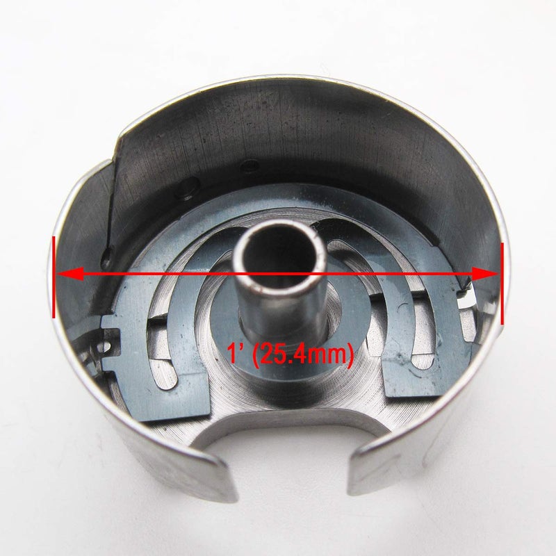 CKPSMS Brand -Bobbin Case Springs (No-Back-Lash) Work for M Style Bobbin case with Diameter 1"(25.4mm) Compatible with/Replacement for JUKI Brand Singer Brand Walking Foot Type Sewing Machine(20PCS) - Image 3